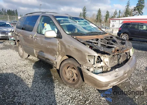 2002 Toyota Sienna Le z USA, uszkodzony, nr VIN 4T3ZF13C22U421282
